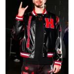 Houston Texans NFL Letterman Red and Blue Varsity Jacket