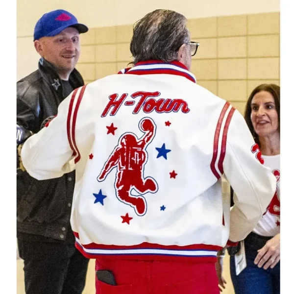 Houston Texans NFL Letterman Red and Blue Varsity Jacket