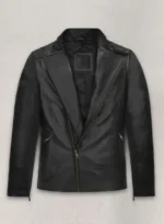 Iron Man Black Leather Jacket