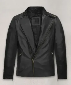 Iron Man Black Leather Jacket