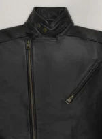 Iron Man Black Leather Jacket