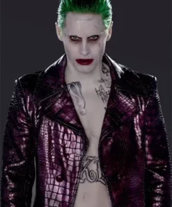 Jared Leto Suicide Squad Leather Long Coat