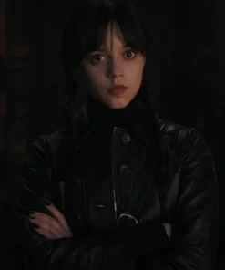 Jenna Ortega Wednesday Leather Jacket