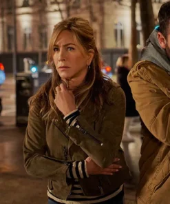 Jennifer Aniston Murder Mystery 2 Leather Jacket