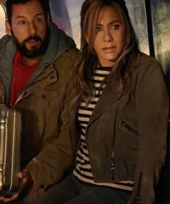Jennifer Aniston Murder Mystery 2 Leather Jacket
