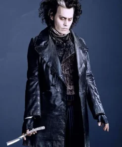 Johnny Depp Sweeney Todd Leather Coat