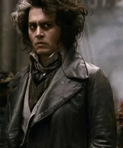 Johnny Depp Sweeney Todd Leather Coat