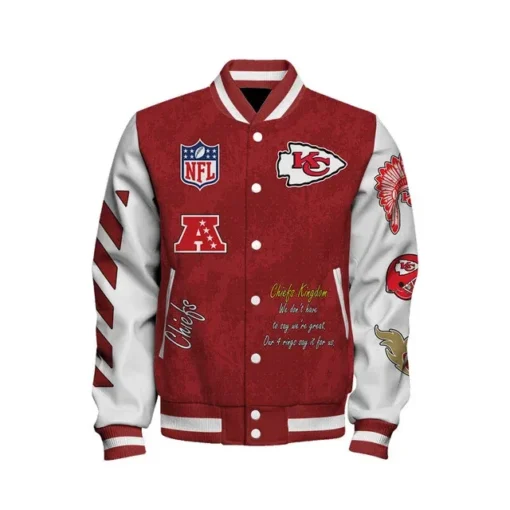 Kansas City Chiefs 4X Super Bowl LIX Champions Winning Spirit Varsity Jacket