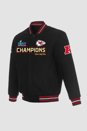 Kansas City Chiefs Black Super Bowl LVII Champions Jacket