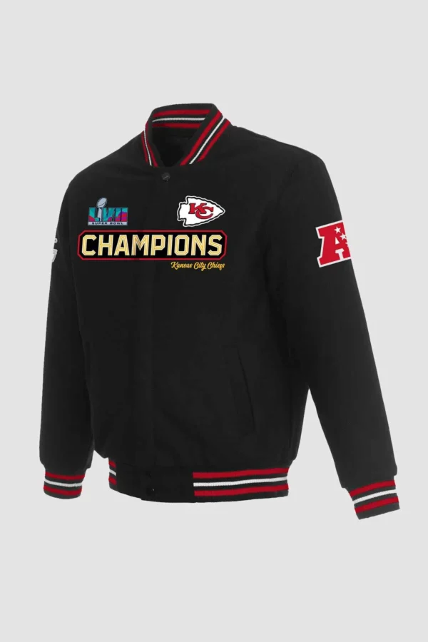 Kansas City Chiefs Black Super Bowl LVII Champions Jacket