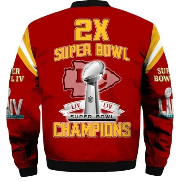 Kansas City Chiefs Super Bowl LIV Red Varsity Jacket