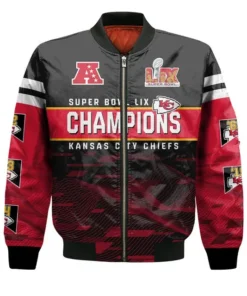 Kansas City Chiefs Super Bowl LIX Champions 2024 Bomber Jacket