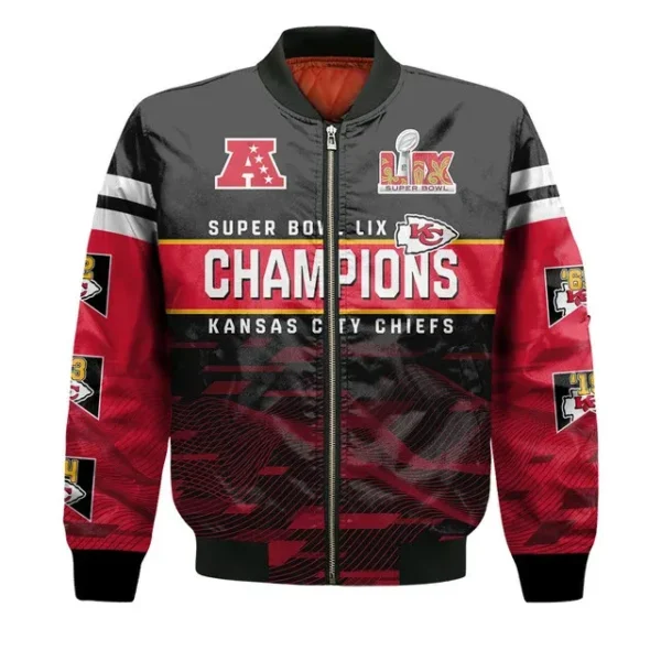 Kansas City Chiefs Super Bowl LIX Champions 2024 Bomber Jacket