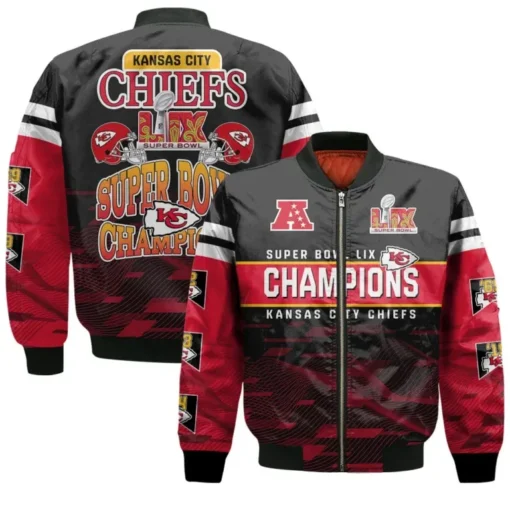 Kansas City Chiefs Super Bowl LIX Champions 2024 Bomber Jacket