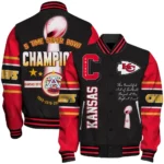 Kansas City Chiefs Super Bowl LIX Champions 2024 Explode And Ascend Varsity Jacket