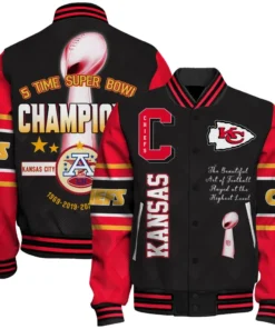 Kansas City Chiefs Super Bowl LIX Champions 2024 Explode And Ascend Varsity Jacket