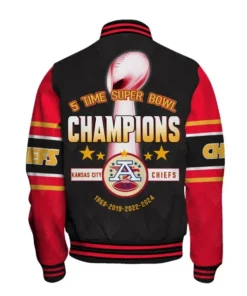Kansas City Chiefs Super Bowl LIX Champions 2024 Explode And Ascend Varsity Jacket