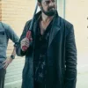 Karl Urban The Boys Leather Long Coat