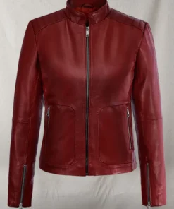 Kaya Scodelario Resident Evil Leather Jacket