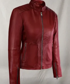 Kaya Scodelario Resident Evil Leather Jacket