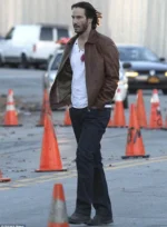Keanu Reeves John Wick Brown Leather Jacket