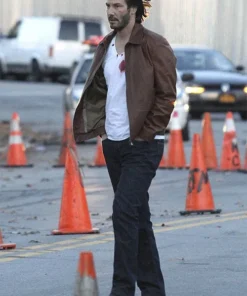 Keanu Reeves John Wick Brown Leather Jacket