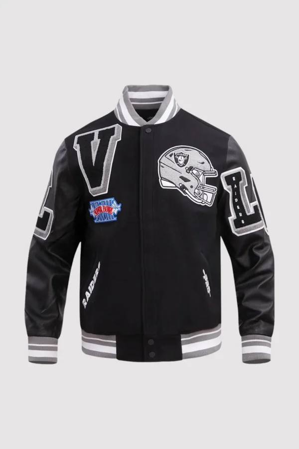 Las Vegas Raiders Mashup Varsity Jacket