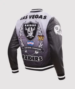 Las Vegas Raiders Remix Varsity Jacket