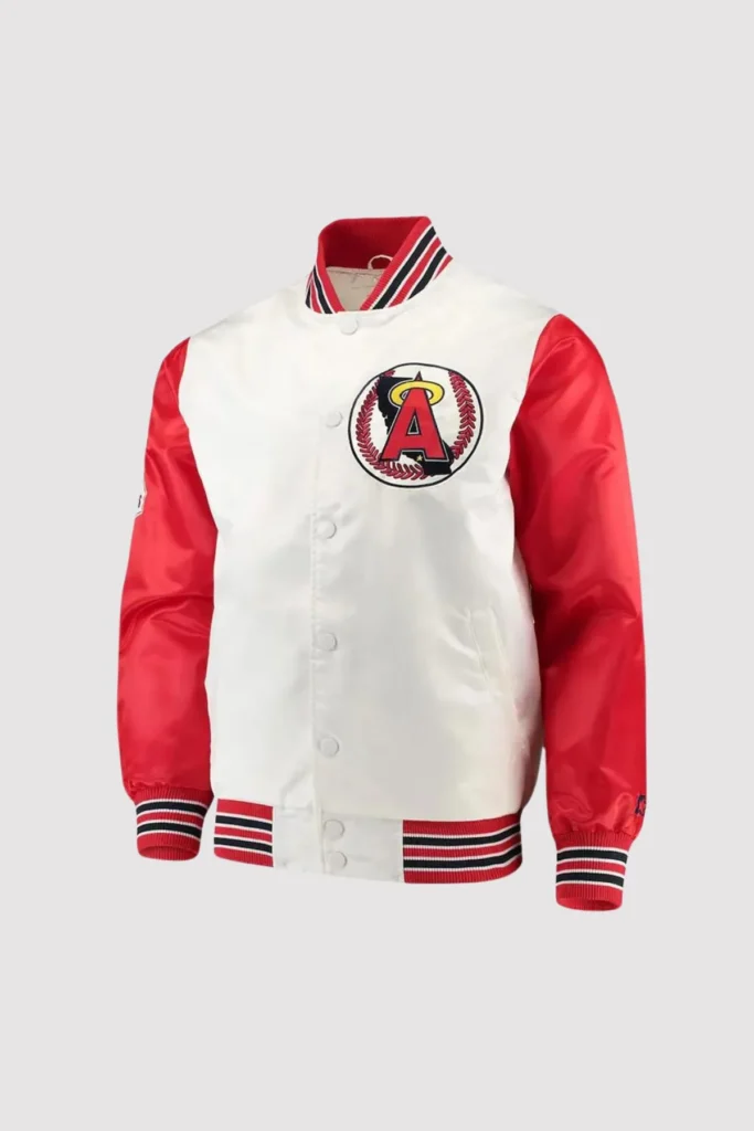 Los Angeles Angels Legend White and Red Varsity Jacket