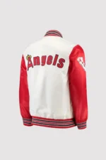 Los Angeles Angels Legend White and Red Varsity Jacket