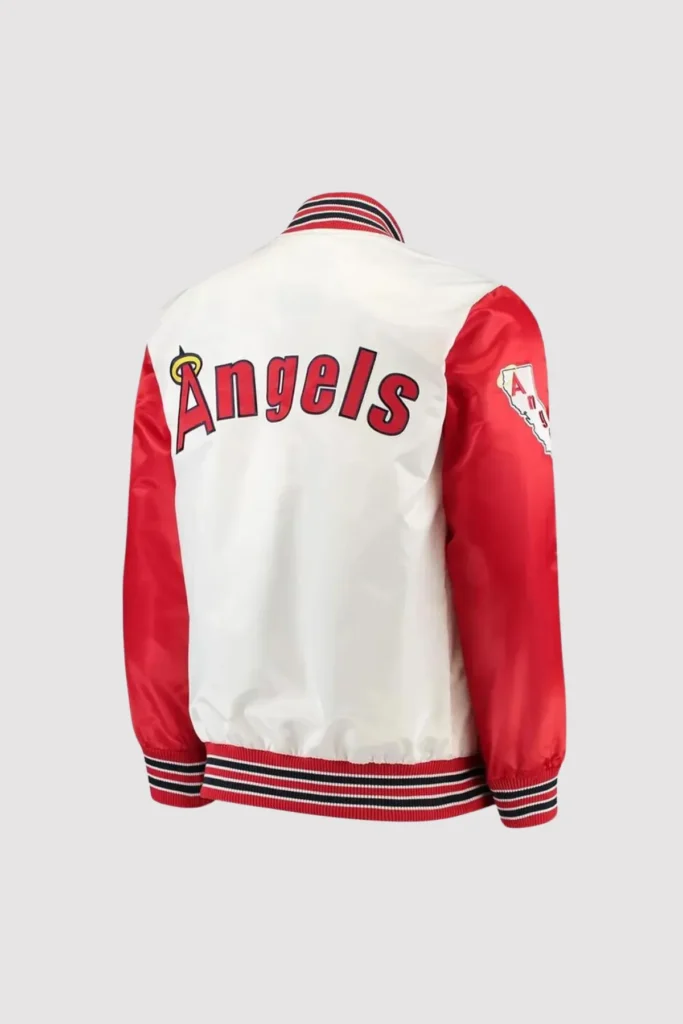 Los Angeles Angels Legend White and Red Varsity Jacket