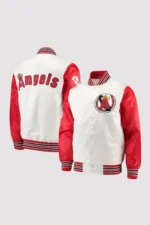 Los Angeles Angels Legend White and Red Varsity Jacket