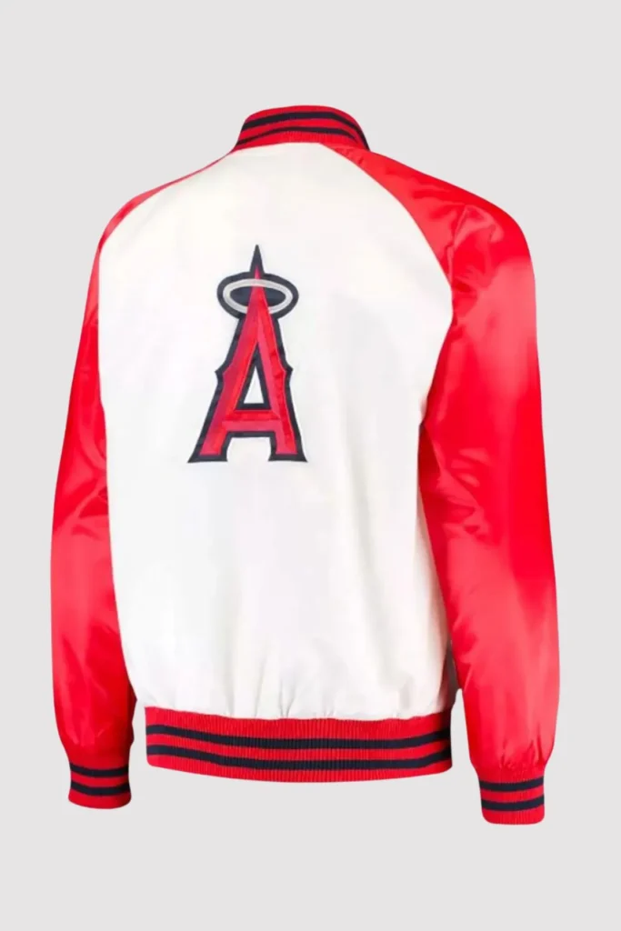 Los Angeles Angels Satin Letterman Jacket