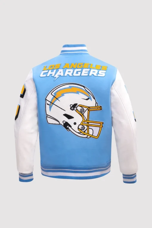 Los Angeles Chargers Mashup Varsity Jacket - Image 3