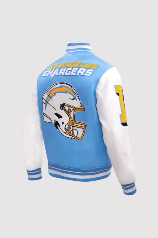 Los Angeles Chargers Mashup Varsity Jacket - Image 4