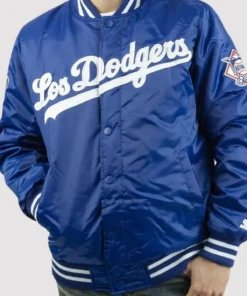 Los Angeles Dodgers National Satin Varsity Jacket