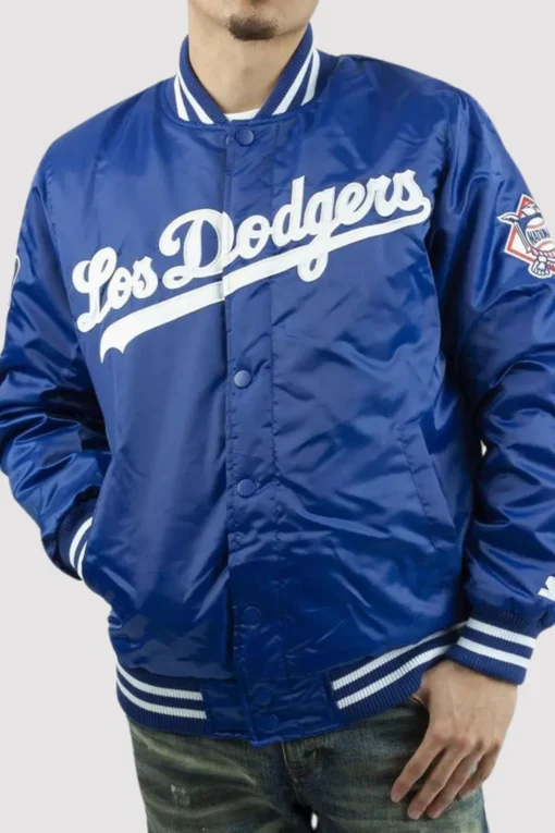 Los Angeles Dodgers National Satin Varsity Jacket