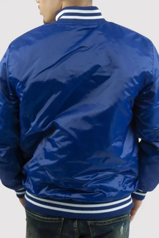 Los Angeles Dodgers National Satin Varsity Jacket - Image 2