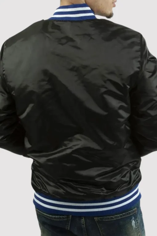 Los Angeles Dodgers National Satin Varsity Jacket - Image 4