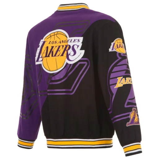 Los Angeles Lakers Cotton Twill Varsity Jacket - Image 2