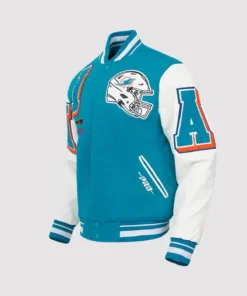 Miami Dolphins Mashup Varsity Jacket