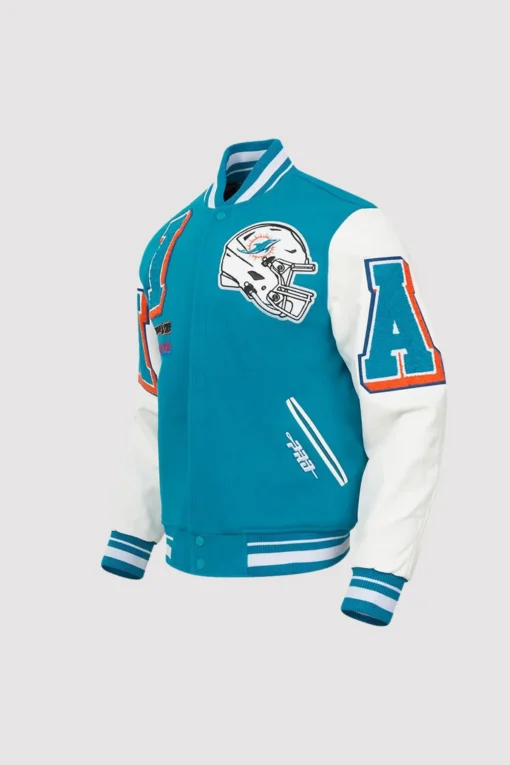 Miami Dolphins Mashup Varsity Jacket