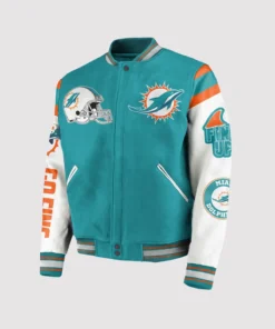 Miami Dolphins NFL Baseball Varsity Jacket