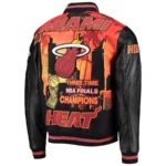 Miami Heat Black Remix Varsity Jacket