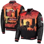 Miami Heat Black Remix Varsity Jacket
