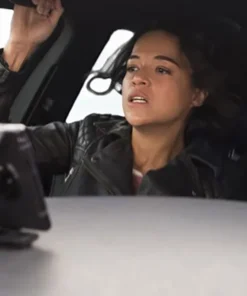 Michelle Rodriguez Fast & Furious 9 Leather Jacket