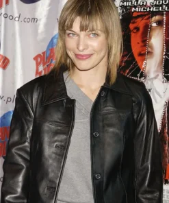 Milla Jovovich Leather Jacket
