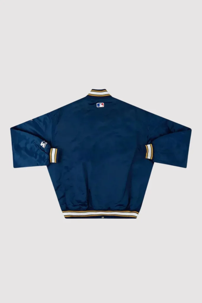 Milwaukee Brewers 1994-99 Blue Varsity Jacket