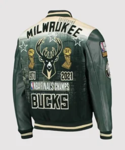 Milwaukee Bucks NBA Finals Champs Varsity Jacket