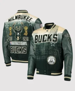 Milwaukee Bucks NBA Finals Champs Varsity Jacket
